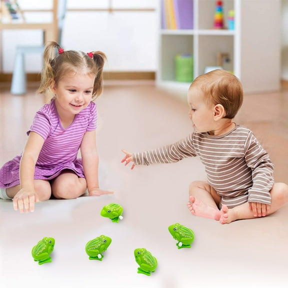 Cute Clockwork Spring Jumping Toy,Classic Wind Up Walking Wobble Toy,Small Lightweight Portable Carry Toy,Safe Eco Friendly Plastic Indoor Outdoor Play Toy,Birthday Festival Party Surprise Gift Toy