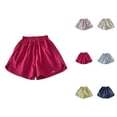 thumbnail image 1 of Cute Clothes for Teen Girls Pants for Girls Girls Summer Casual A Line Wide Leg Shorts For Toddlers And Kids Comfortable Elastic Waist Outdoor Daily Wear, 1 of 7
