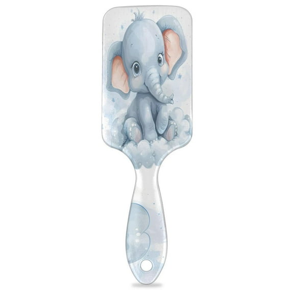 Cute Cloud Elephant Air Cushion Comb Antistatic Massage Brush For Long,Thick, Wavy, Dry Or Damaged Hair, Removes Tangles And Knots.