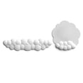 thumbnail image 1 of Cute Cloud Shape Wrist Rest Pad PU and Anti-Slip Rubber Base Memory Foam Keyboard Mousepad Palm Rest Set, 1 of 9