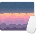 thumbnail image 1 of Cute Clouds Purple Mouse Pad - Beautiful Pink Design, Premium Textured Washable Cloth, Non-Slip Rubber Base, Ideal for Office Computer, Girls, Kids, 9.5x7.9 Inch, 1 of 6