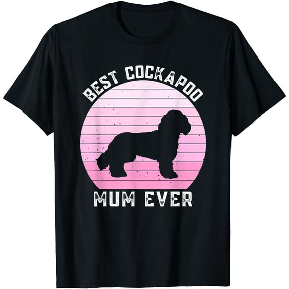 Cute Cockapoo Mum For Women Cockapoo Dog Mum Mummy Funny T-Shirt