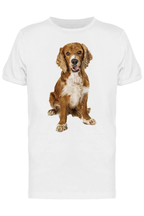 Cute Cocker T-Shirt Men -Image by Shutterstock, Male x-Large