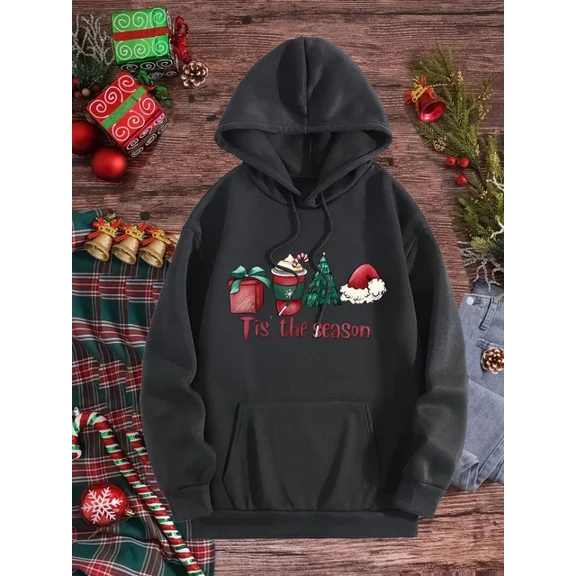 Cute Coffee 1 Side Hoodie S-5Xl Black Unisex Swshirt Coffee Bats Design