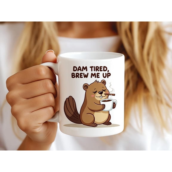 Cute Coffee Mug, Funny Gift for Coffee Lovers, Unique Office Mug, Animal Design Cup, Perfect for Birthda