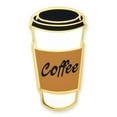 thumbnail image 1 of Cute Coffee To-Go Cup Trendy Enamel Lapel Pin, 1 of 3