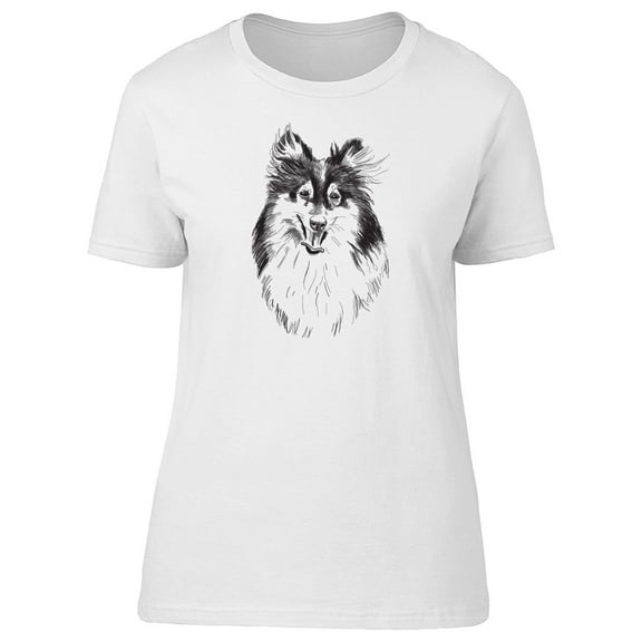 Cute Collie Dog T-Shirt Men -Image by Shutterstock, Male x-Large