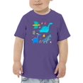 thumbnail image 1 of Cute Colored Dinos T-Shirt Toddler -Image by Shutterstock,  4 Toddler, 1 of 4