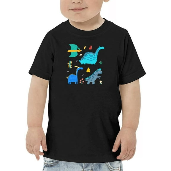 Cute Colored Dinos T-Shirt Toddler -Image by Shutterstock,  5 Toddler