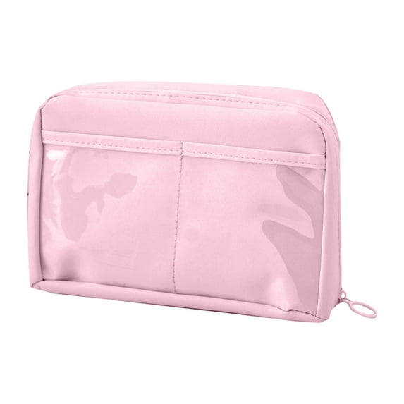 Cute Colored Pencil Bag - 12 Compartments/90° Opening, Weaving Cloth/Durable, for Stationery/Travel/Makeup