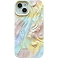 thumbnail image 1 of Cute Colorful Cartoon Bear Ice Cream Cat Rabbit Rainbow Smile Face Water Ripple Folds Phone Case Compatible with iPhone Case (Smile,iPhone 14 Pro Max), 1 of 6