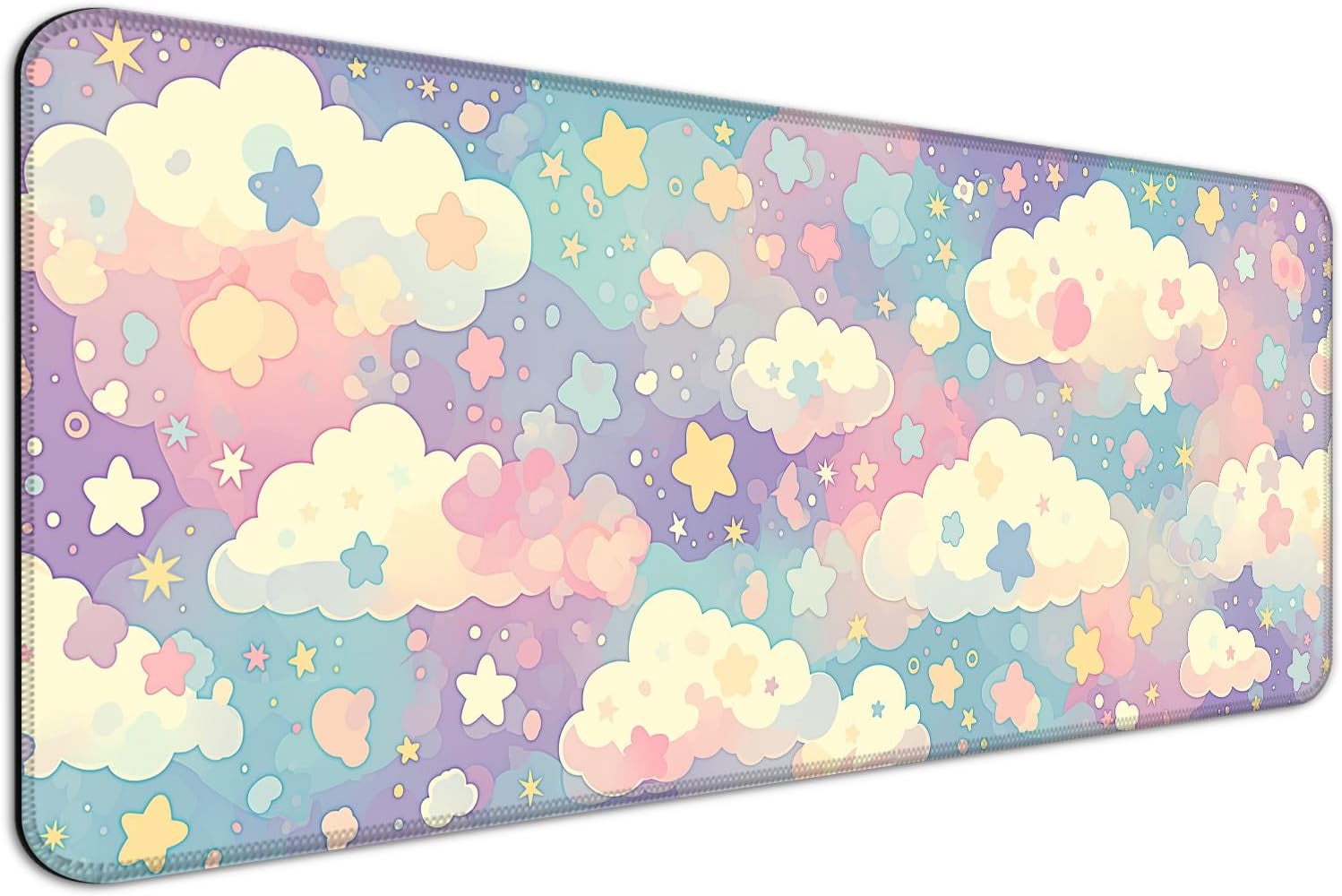 NiHome Oil Painting Mouse Pad For Work And Gaming, Artistic Design Mousepad Desk Accessory Gaming Mouse Pad For Desk Non Slip Rubber Base Ultra Smooth Surface For Precision Mona Lisa Cat