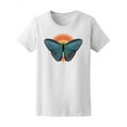 thumbnail image 1 of Cute Colorful Floral Butterfly Tee Women's -Image by Shutterstock, 1 of 2