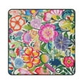 thumbnail image 1 of Cute Colorful Flower Picnic Blanket Waterproof Outdoor Beach Blanket Hand-held Pad Suitable for Travel, Camping, Beach, Family Gatherings, 1 of 7