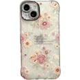thumbnail image 1 of Cute Colorful Flowers Shell Texture Phone Case Compatible with iPhone Case (Pink,iPhone 12 Pro), 1 of 6