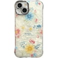 thumbnail image 1 of Cute Colorful Flowers Shell Texture Phone Case Compatible with iPhone Case (Yellow,iPhone 15 Pro Max), 1 of 8