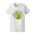 thumbnail image 1 of Cute Colorful Fox Cartoon Tee Women's -Image by Shutterstock, 1 of 2
