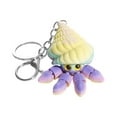 thumbnail image 1 of Cute Colorful Hermit Crab Keychain Fun And Durable Keyring Accessory For Bags Keys Gifts And Everyday Use, 1 of 2