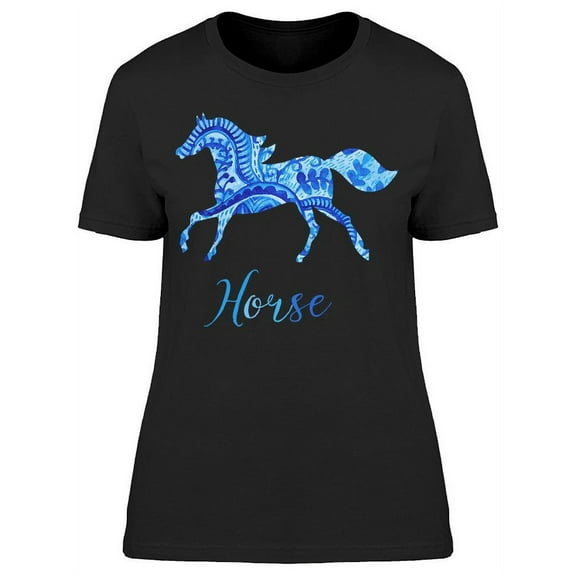 Cute Colorful Horse T-Shirt Women -Image by Shutterstock, Female XX-Large