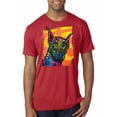 thumbnail image 1 of Cute Colorful Rainbow Doberman Dog Dog Lover Mens Premium Tri Blend T-Shirt, Vintage Red, X-Large, 1 of 3