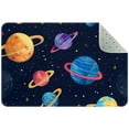 thumbnail image 1 of Cute Colorful Universe Planets Galaxy Entryway Rug, 2x3 Area Rug Indoor Door Mat Non-slip Washable Floor Carpet Rug for Bedroom Office Dining Room Bathroom, 1 of 7