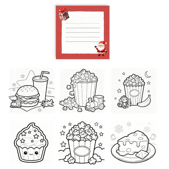 Cute Coloring Sticky Notes, Double-Sided for Friend Messages & Daily Planning
