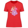 thumbnail image 1 of Cute Colors, Spring Flowers T-Shirt Women -Image by Shutterstock, Female Small, 1 of 2