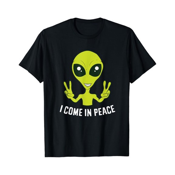 Cute Come Peace Space Rave EDM Music T-shirt