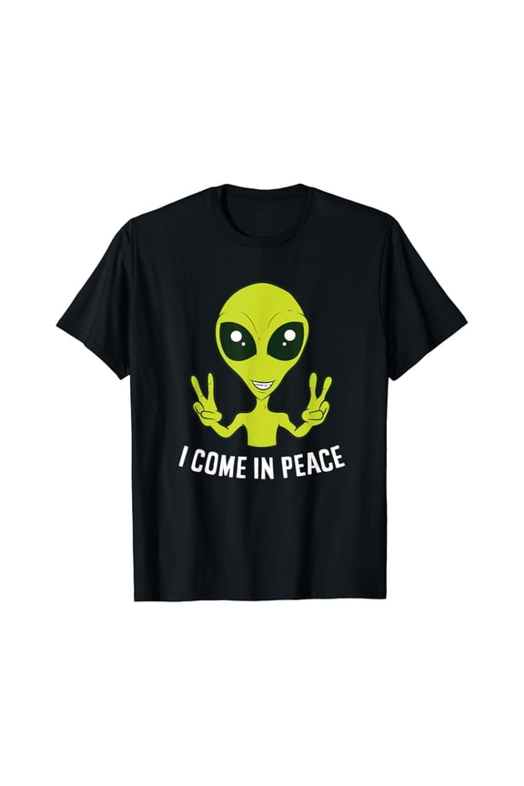 Cute Come Peace Space Rave EDM Music T-shirt
