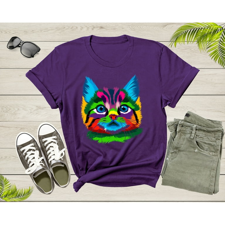 Kids Cute Birthday Girl & Kitty Cat Graphic Tshirt Kids Cute Birthday Girl & Kitty Cat Graphic Tshirt