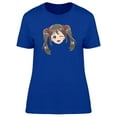 thumbnail image 1 of Cute & Cool Happy Anime Girl T-Shirt Women -Image by Shutterstock, Female Medium, 1 of 2