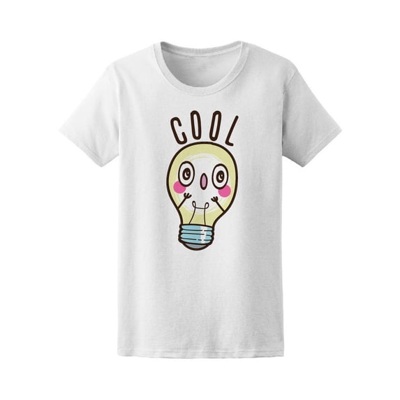 Cute Cool Light Bulb Tee Women's -Image by Shutterstock
