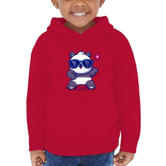 Cute Cool Panda W Sunglasses Hoodie Toddler -Image by Shutterstock, 4 Toddler