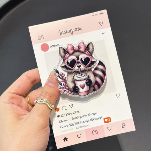 Cute Coquette Animal Bundle, Kawaii Bear Raccoon Cow Goose, Pink Aesthetic Instagram Style Clipart, Trendy