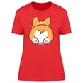 thumbnail image 1 of Cute Corgi Butt T-Shirt Women -Image by Shutterstock, Female x-Large, 1 of 2
