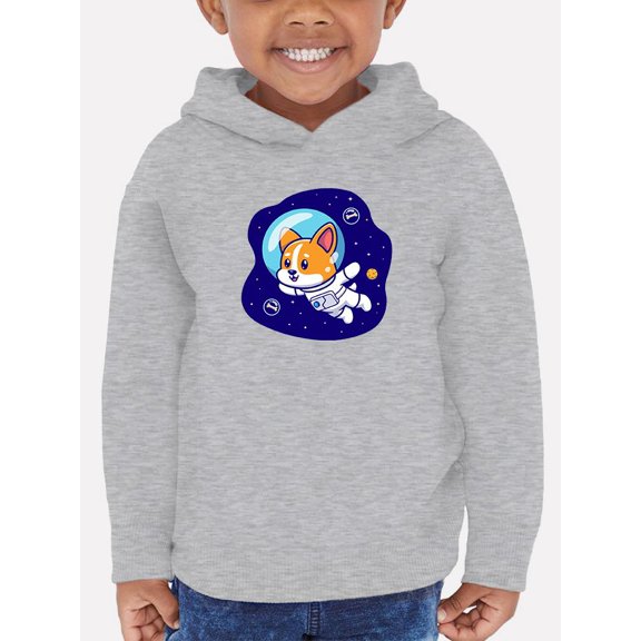 Cute Corgi Dog Astronaut Hoodie Toddler -Image by Shutterstock,  2 Toddler