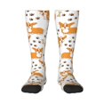 Cute Dog Funny_E Knee High Socks for Women, Fashion Knee High