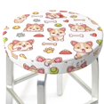 thumbnail image 1 of Cute Corgi Dog Funny Softball Round Bar Stool Seat Covers, Elastic Round Chair Cover Stool Seat Slipcover Bar Stool Cushions Round Pad for 12-14 inch, 1 of 5