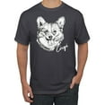 thumbnail image 1 of Cute Corgi Dog Lover Pet Owner Animal Lover Graphic T-Shirt, Charcoal, 4XL, 1 of 4