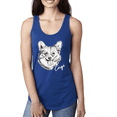 thumbnail image 1 of Cute Corgi Dog Lover Pet Owner Animal Lover Ladies Racerback Tank Top, 1 of 1