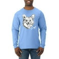 thumbnail image 1 of Cute Corgi Dog Lover Pet Owner Animal Lover Mens Long Sleeve Shirt, Light Blue, Medium, 1 of 4