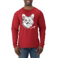 thumbnail image 1 of Cute Corgi Dog Lover Pet Owner Animal Lover Mens Long Sleeve Shirt, Red, X-Large, 1 of 4