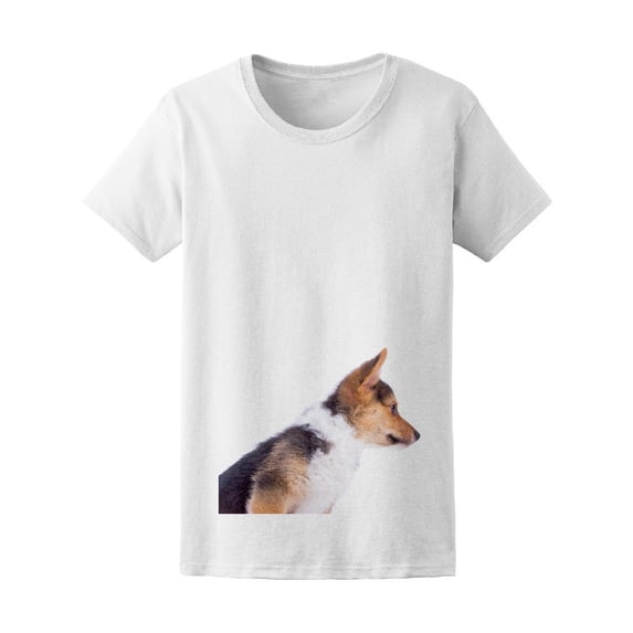 Cute Corgi Dog Side View Tee Women's -Image by Shutterstock