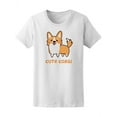 thumbnail image 1 of Cute Corgi Dog T-Shirt Women -Image by Shutterstock, Female Medium, 1 of 2