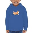 thumbnail image 1 of Cute Corgi Dog Walking Hoodie Toddler -Image by Shutterstock,  2 Toddler, 1 of 4
