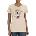 thumbnail image 1 of Cute Corgi In Cappuchino   T-Shirt Women -Image by Shutterstock, Female x-Large, 1 of 4