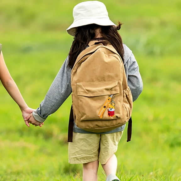 Cute Corgi Keychain Puppy Dog Keyring Car Key Holder Bag Charm