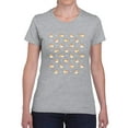 thumbnail image 1 of Cute Corgi Pattern T-Shirt Women -Smartprints Designs, Female XX-Large, 1 of 4