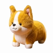 Cute Corgi Plush Toy-Soft Stuffed Animal Corgi Dog Plush Pillow Toys Gifts for Decor&Kids Birthday