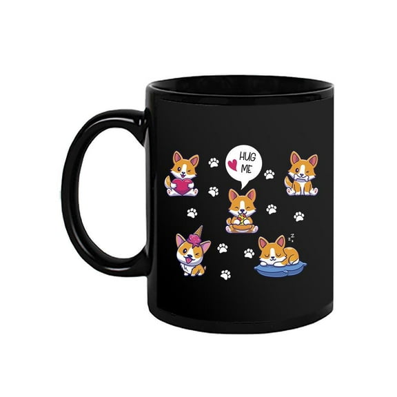 Cute Corgi Reactions Mug - SPIdeals Designs,